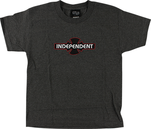 INDEPENDENT OGBC YOUTH SS LARGE  CHARCOAL HEATHER