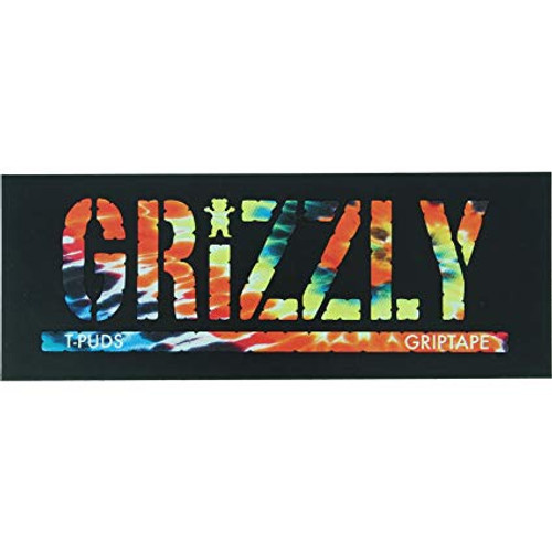 Grizzly Pudwill Tie Dye Decal Black Onesize