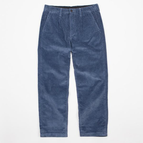 Levis Skate Pleated Trousers Blue Wide Cord