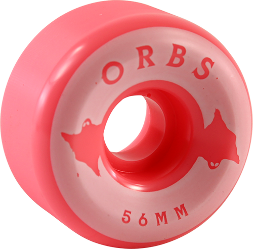 ORBS SPECTERS SOLID 56mm 99a CORAL WHEELS SET