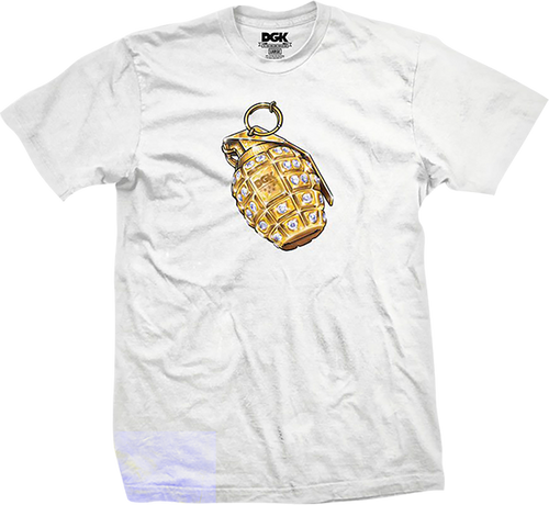 DGK BLOWIN UP SS TSHIRT SMALL WHITE