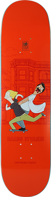 HABITAT MARIUS BOB'S BURGERS SKATE DECK-7.75 w/MOB Grip