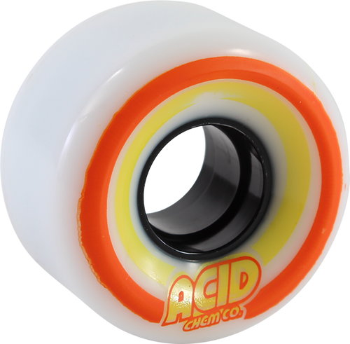 ACID PODS CONICAL 55mm WHITE WHEELS SET