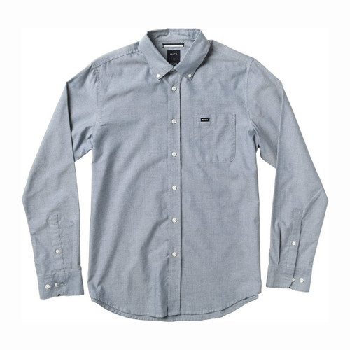 RVCA That'll Do Oxford Mens Denim Blue