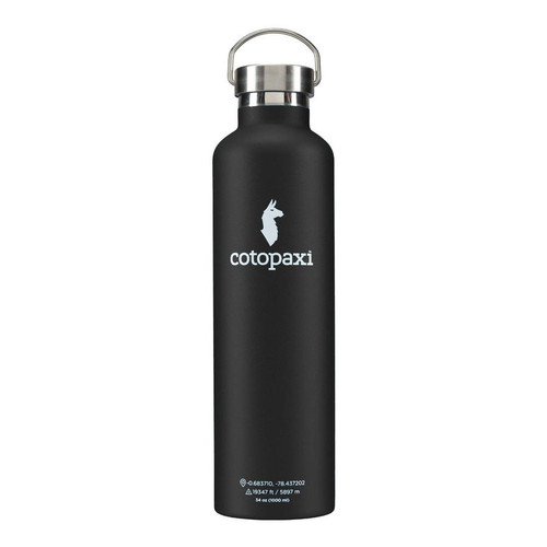 Cotopaxi Agua Water Bottle 750 Black 750ml