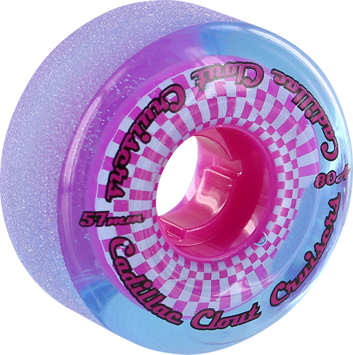 CADILLAC CLOUT CRUISERS 57mm 80a BLU/PINK WHEELS SET