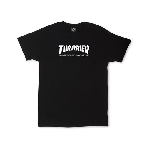 Thrasher Youth Skate Mag Shirt Black White S