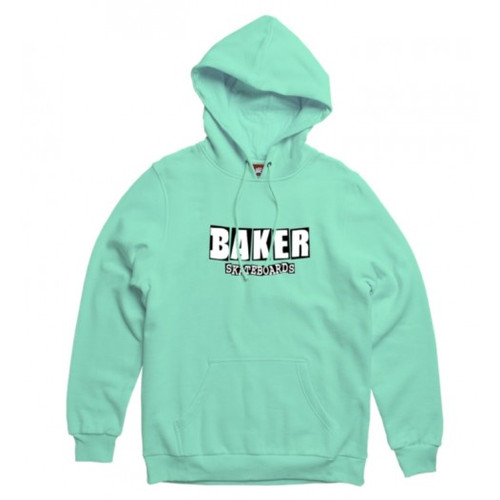 Baker Brand Logo Pullover Hoodie Mint