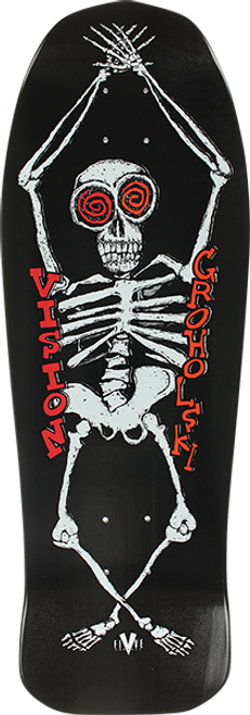 VISION GROHOLSKI SKELETON SKATE DECK-10.25x30 BLACK