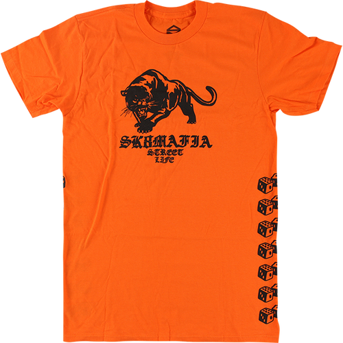 SK8MAFIA STREET LIFE SS TSHIRT SMALL ORANGE