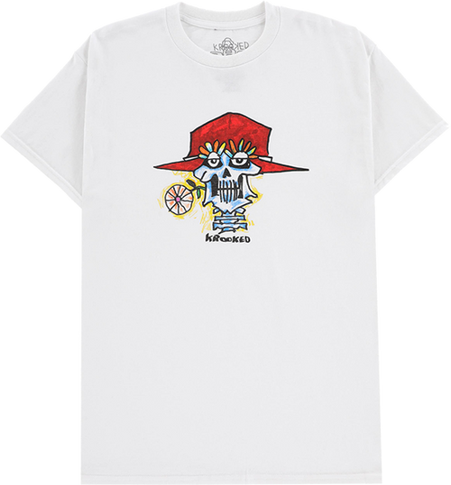 KROOKED MUERTE SS TSHIRT XLARGE WHITE