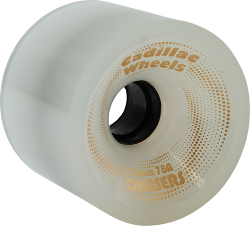 CADILLAC CHASERS 70mm 78a WHITE WHEELS SET