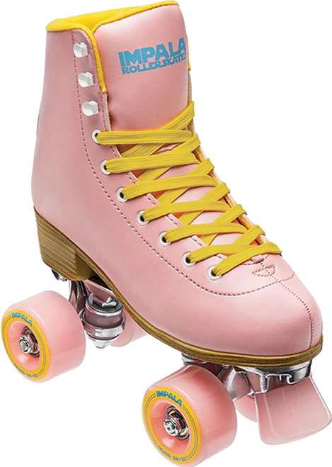 IMPALA SIDEWALK SKATES PINK/YEL-SIZE 9