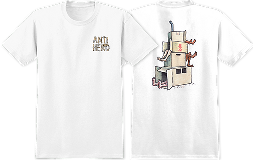 ANTI HERO CARDBOARD CONDO SS TSHIRT MEDIUM WHT/MULTI