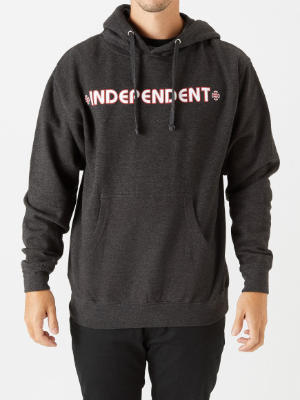 Independent Bar Cross Sweatshirt Charcoal Heather