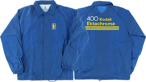 GIRL KODAK EKTACHROME COACHES JACKET MEDIUM BLUE