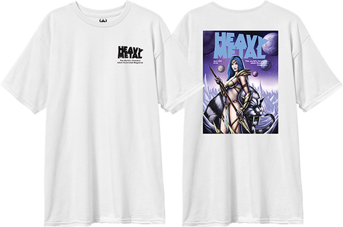 DARKSTAR HEAVY METAL MAG 1 SS LARGE  WHITE