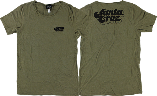 SANTA CRUZ VALLEY BOYFRIEND GIRLS SS LARGE  OLIVE TRIBLEND