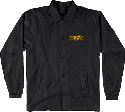 ANTI HERO STOCK EAGLE PATCH JACKET SMALL BLK/YEL