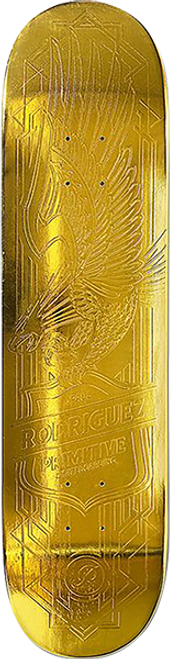 PRIMITIVE PROD EAGLE FOIL SKATEBOARD DECK-7.8 GOLD