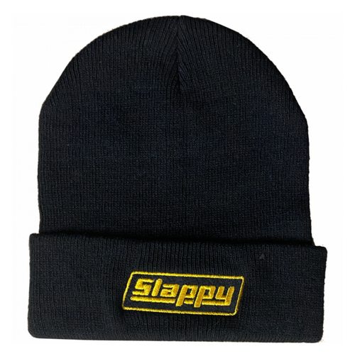 Slappy OG EMB Logo Beanie Black Gold OneSize