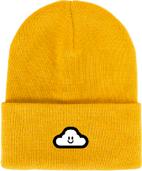 THANK YOU CLOUDY BEANIE GOLD