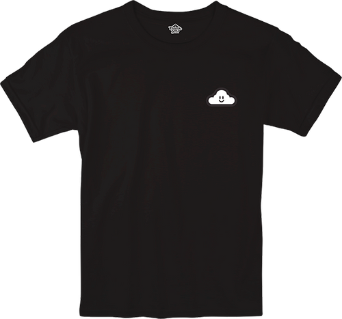 THANK YOU CLOUDY SS TSHIRT MEDIUM BLACK