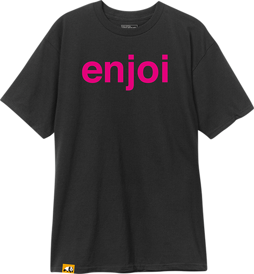 ENJOI HELVETICA SS SMALL BLK/PINK