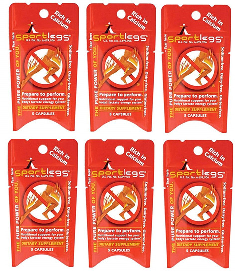 SportLegs Nutritional Supplement White 5 Capsules ( 3 packs)