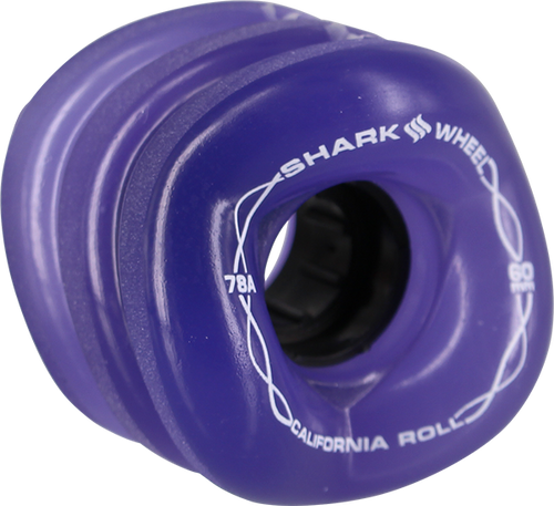 SHARK CALIFORNIA ROLL 60mm 78a TRANS.PURPLE WHEELS SET