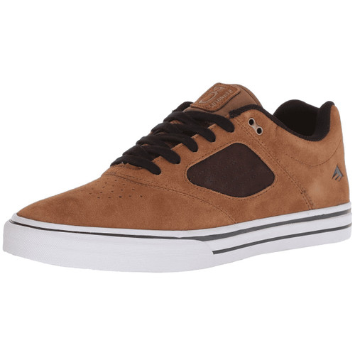 Emerica Reynolds 3 G6 Vulc Skate Shoes Tan Brown