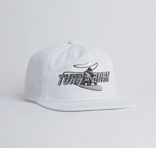 Coal Field Hat Turn N Burn White Snapback