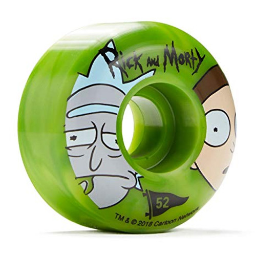 Primitive Rick & Morty Wheels Set Green Swirl 52mm