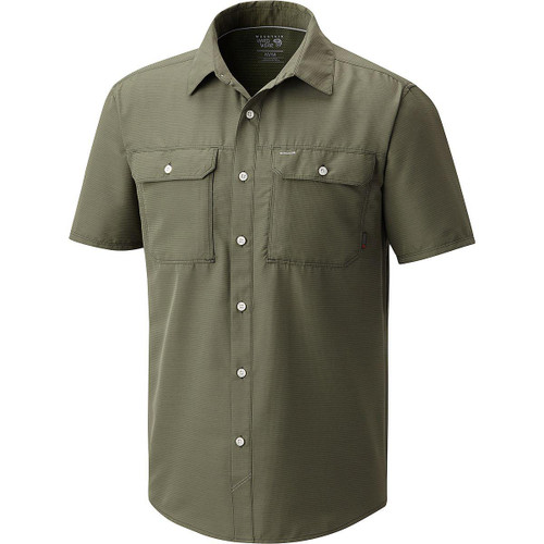 Mountain Hardwear Canyon SS Woven Mens Surplus Green