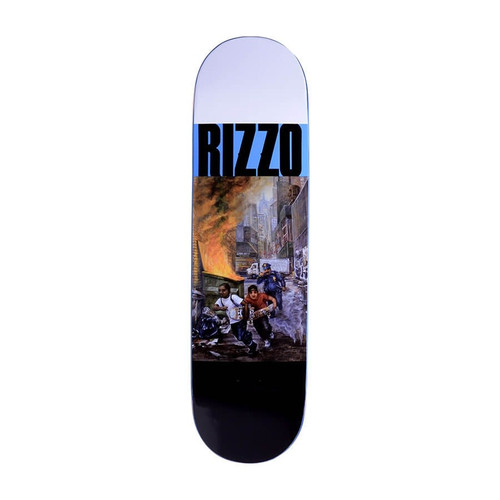 Quasi Rizzo Run Skate Deck Blue 8.5