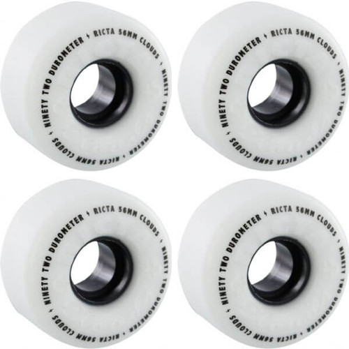 Ricta Clouds Wheels Set White Black 56mm/92a