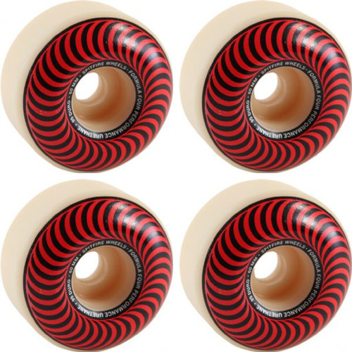 Spitfire F4 Classics Wheels Set Red Swirl 60mm/99d