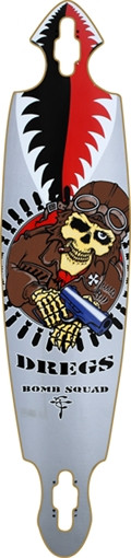 DREGS 42" ALPINE D-THRU HUMPSTON LONGBOARD SKATEBOARD DECK-10x42