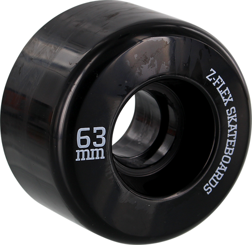 Z-FLEX Z-SMOOTH WHEELS 63mm 78a BLACK WHEELS SET