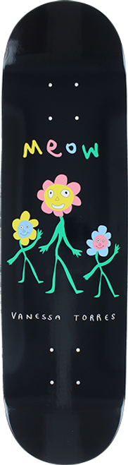 MEOW TORRES FLOWER PARTY SKATE DECK-8.0