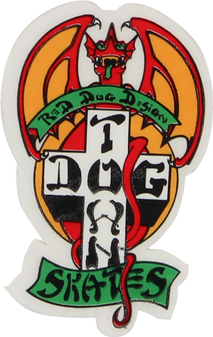 DOGTOWN RED DOG 2" DECAL STICKER (2 pack)