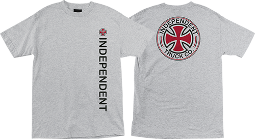 INDEPENDENT DIRECTIONAL SS TSHIRT MEDIUM ATHLETIC HEATHER