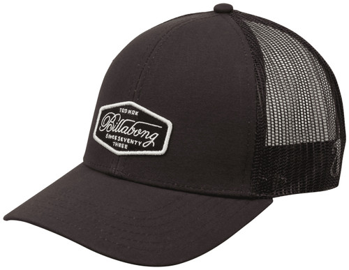 Billabong Walled Trucker Hat Black Snapback