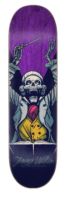 Creature Wilkins Conductor Skate Deck Black 8.8x32.5