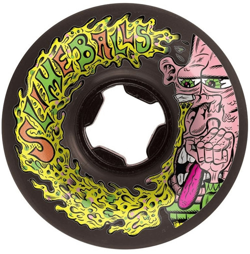 Santa Cruz SlimeBalls Snotwheels Vomit Wheels Set Black 56mm/97a