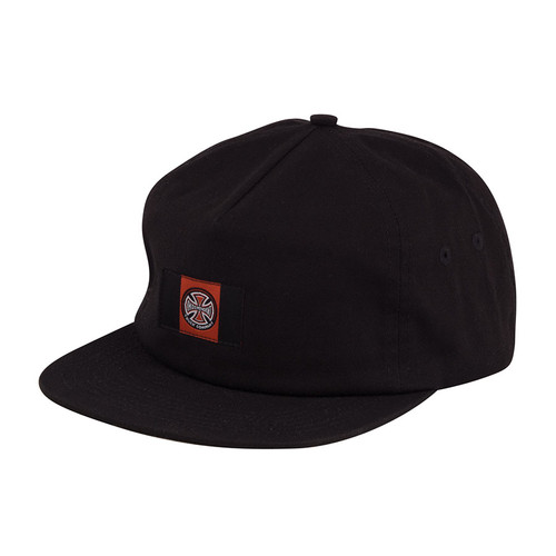 Independent Banner Label Hat Black Snapback