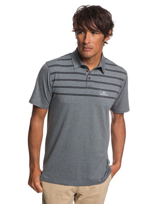 Quiksilver Waterman River Explorer Polo Grey Black