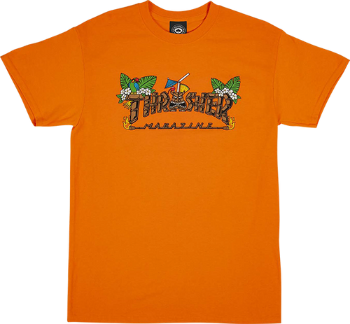 THRASHER TIKI SS XLARGE SAFETY ORANGE