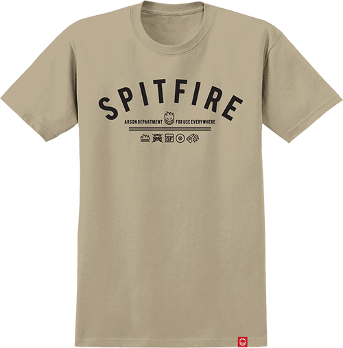 SPITFIRE BURN DIVISION SS SMALL SAND/BLK