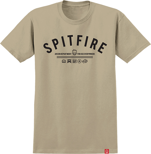 SPITFIRE BURN DIVISION SS XLARGE SAND/BLK